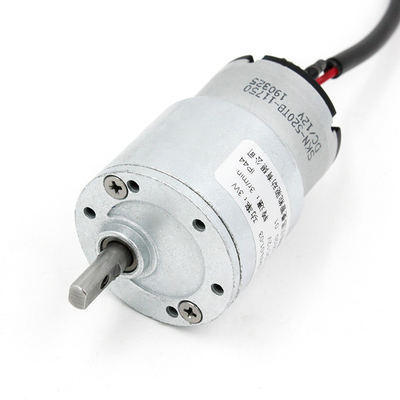 Motor de engranaje de CC cepillado IP43 12v/24v, motor de CC de rpm pequeñas micro, motor de engranaje de reducción baja